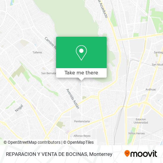 REPARACION Y VENTA DE BOCINAS map