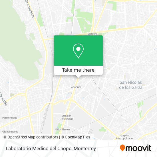 Laboratorio Médico del Chopo map