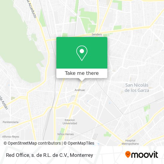 Mapa de Red Office, s. de R.L. de C.V.