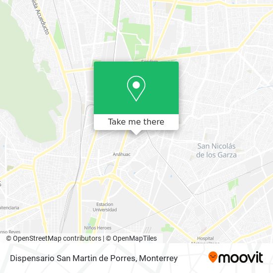 Dispensario San Martin de Porres map