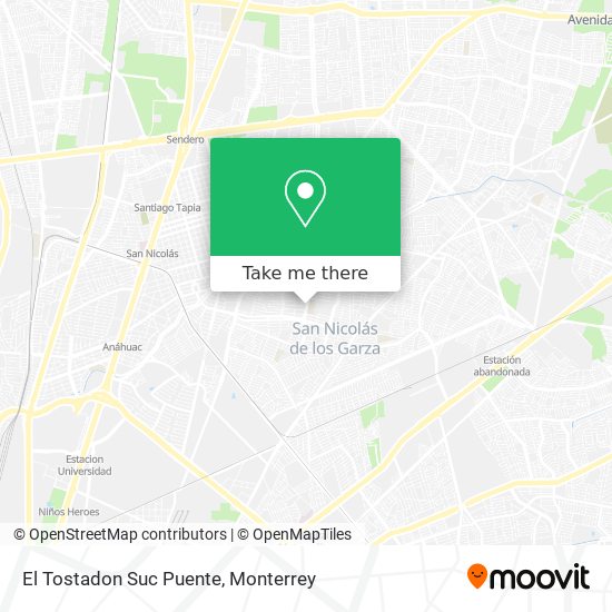 El Tostadon Suc Puente map