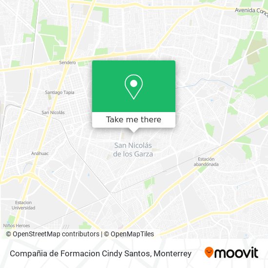 Mapa de Compañia de Formacion Cindy Santos