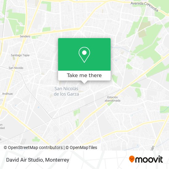 Mapa de David Air Studio