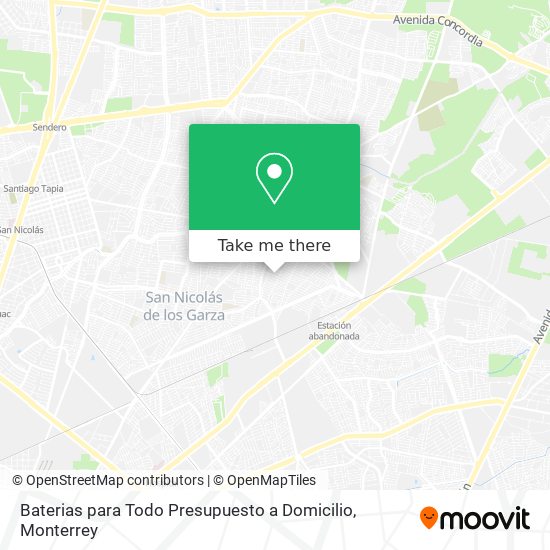 Baterias para Todo Presupuesto a Domicilio map