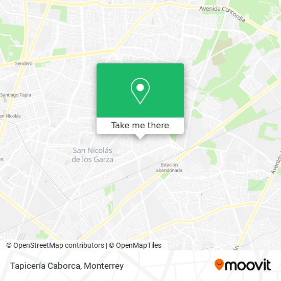 Mapa de Tapicería Caborca