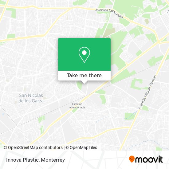 Mapa de Innova Plastic