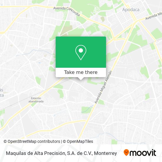 Maquilas de Alta Precisión, S.A. de C.V. map