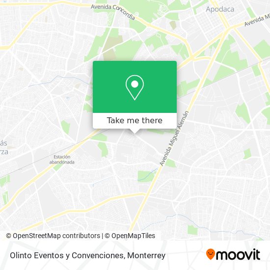 Mapa de Olinto Eventos y Convenciones