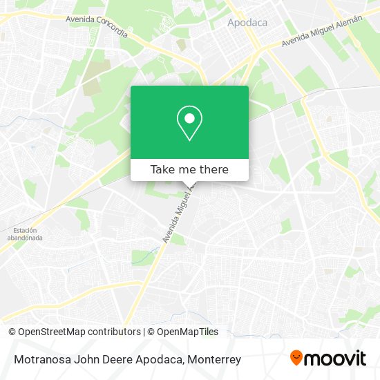 Motranosa John Deere Apodaca map