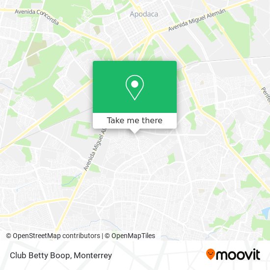 Mapa de Club Betty Boop