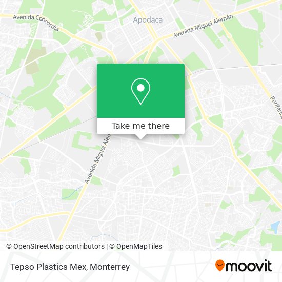 Tepso Plastics Mex map