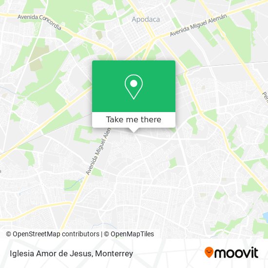 Mapa de Iglesia Amor de Jesus