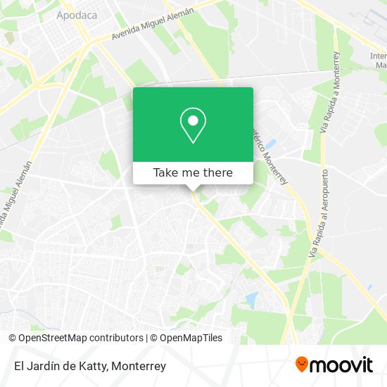Mapa de El Jardín de Katty