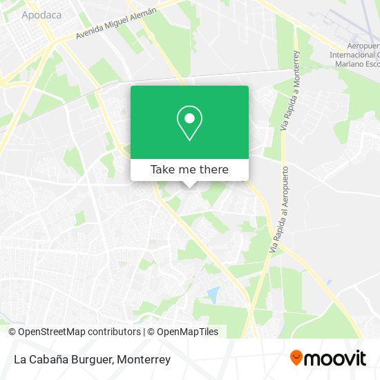 La Cabaña Burguer map