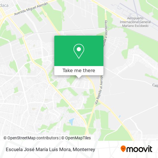 Escuela José María Luis Mora map