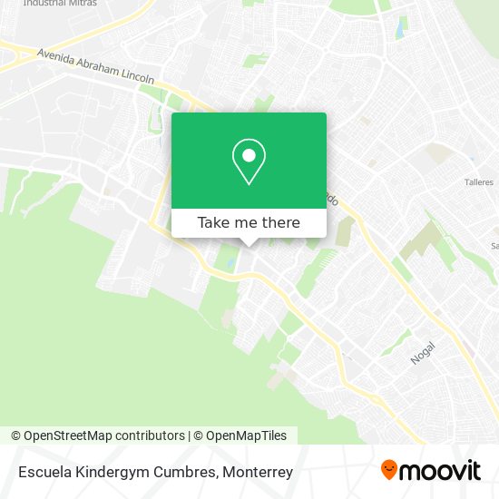 Escuela Kindergym Cumbres map