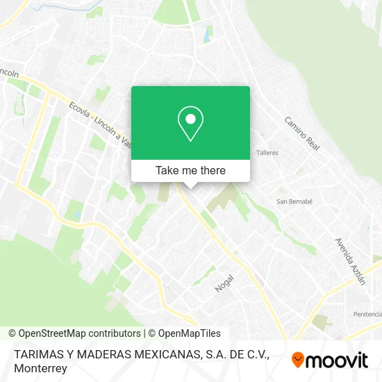 Mapa de TARIMAS Y MADERAS MEXICANAS, S.A. DE C.V.