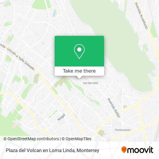 Mapa de Plaza del Volcan en Loma Linda