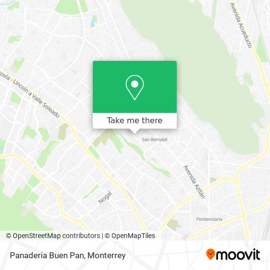 Mapa de Panaderia Buen Pan
