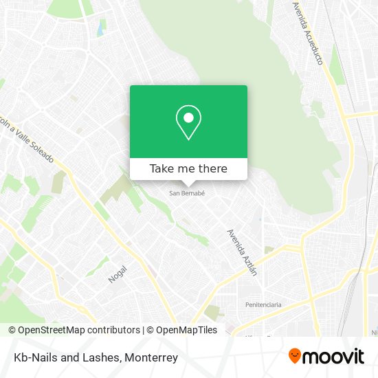 Mapa de Kb-Nails and Lashes