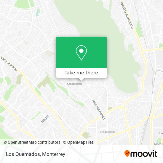 Mapa de Los Quemados