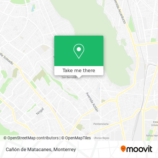 Cañón de Matacanes map