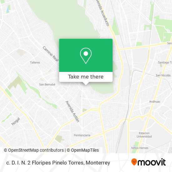 c. D. I. N. 2 Floripes Pinelo Torres map