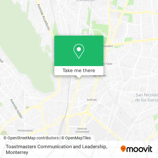 Toastmasters Communication and Leadership map