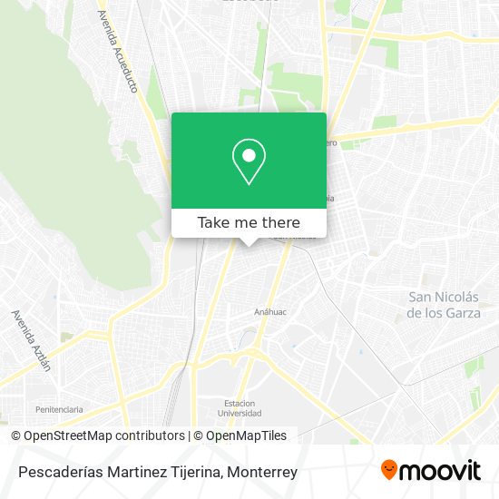 Pescaderías Martinez Tijerina map
