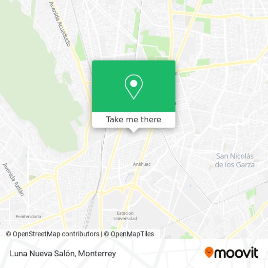 Mapa de Luna Nueva Salón