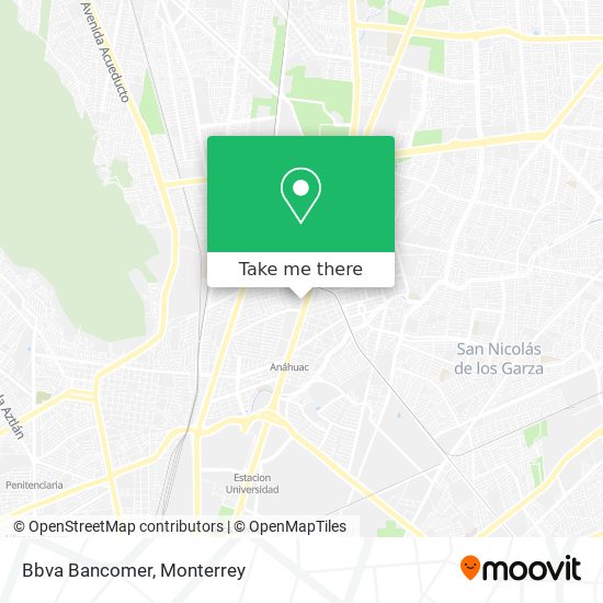 Bbva Bancomer map