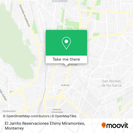 Mapa de El Jarrito Reservaciones Ehimy Miramontes