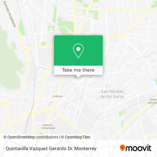 Quintanilla Vazquez Gerardo Dr map