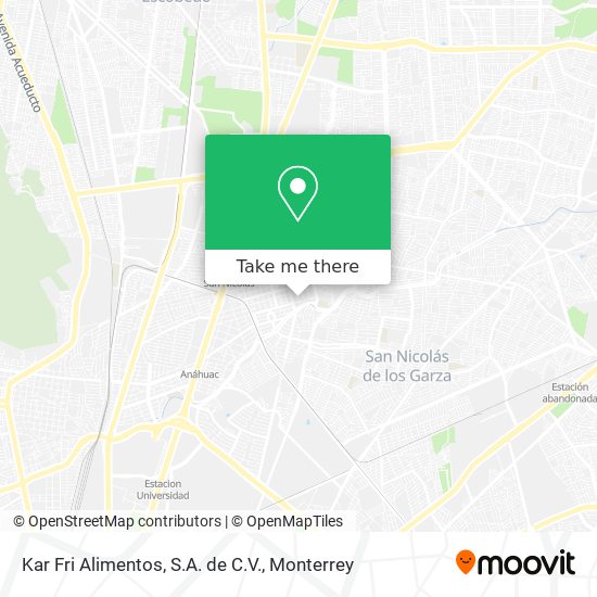 Kar Fri Alimentos, S.A. de C.V. map