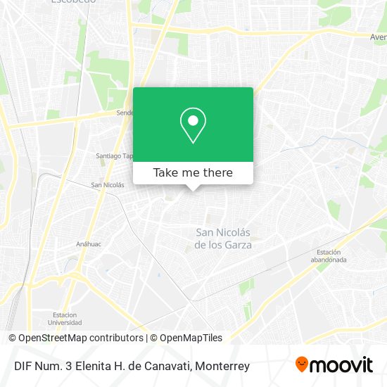 DIF Num. 3 Elenita H. de Canavati map