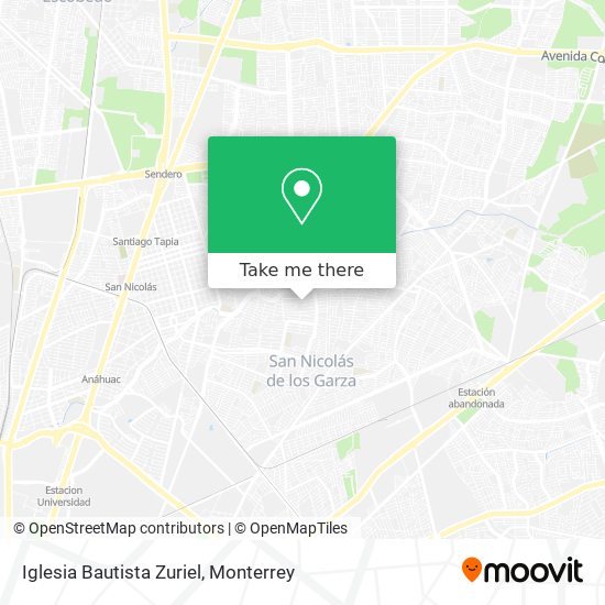 Iglesia Bautista Zuriel map