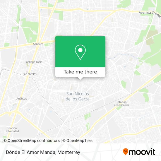 Dónde El Amor Manda map