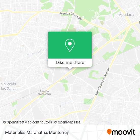 Materiales Maranatha map