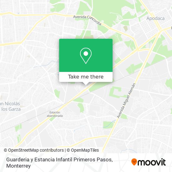 Guarderia y Estancia Infantil Primeros Pasos map