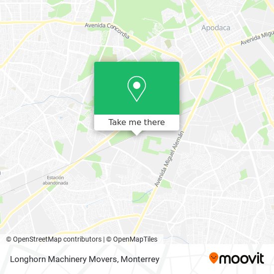Longhorn Machinery Movers map