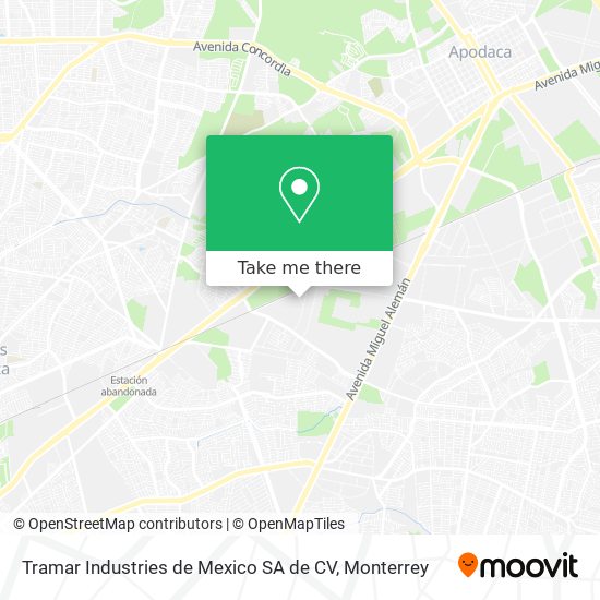 Mapa de Tramar Industries de Mexico SA de CV