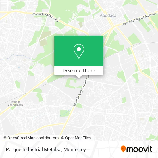 Parque Industrial Metalsa map