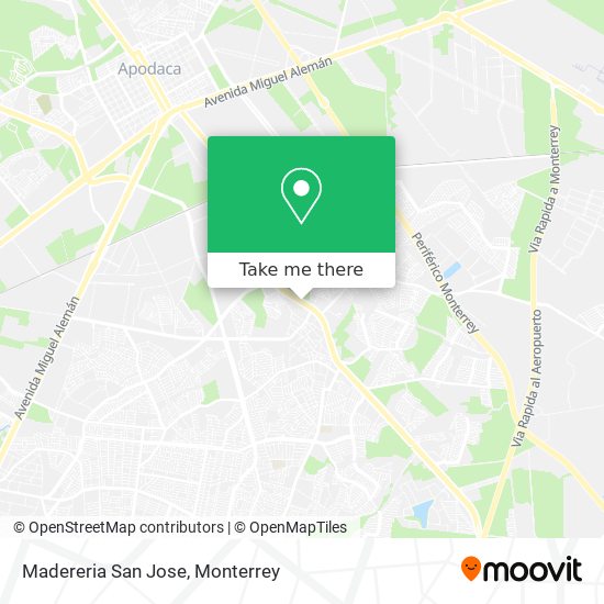Mapa de Madereria San Jose
