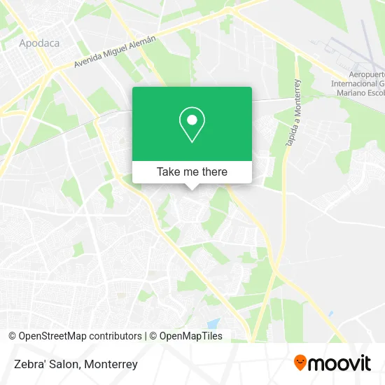Zebra' Salon map