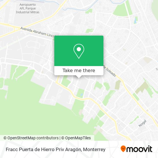 Fracc Puerta de Hierro Priv Aragón map