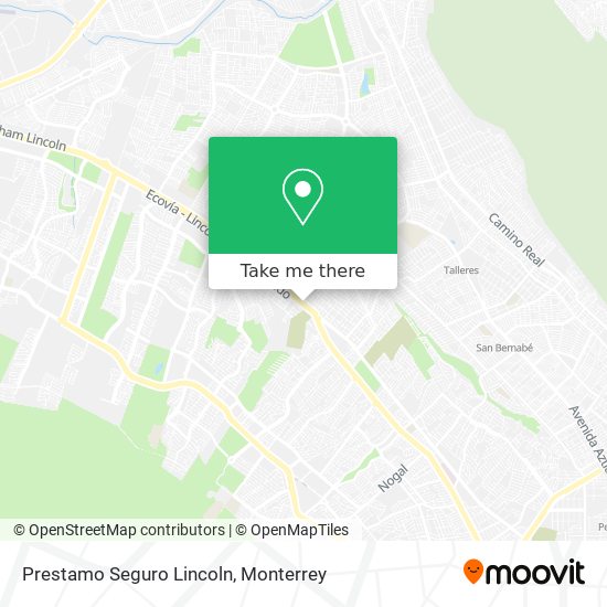 Prestamo Seguro Lincoln map