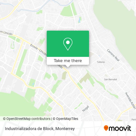 Mapa de Industrializadora de Block