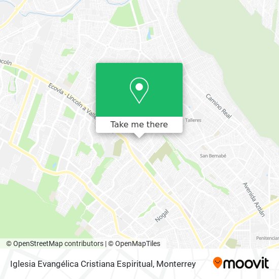 Mapa de Iglesia Evangélica Cristiana Espiritual