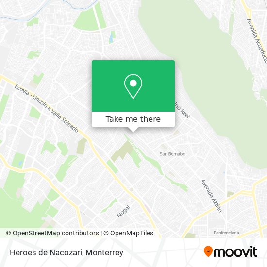 Héroes de Nacozari map
