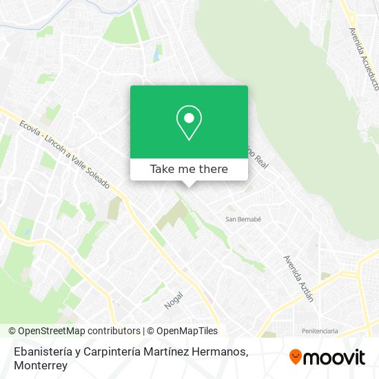 Ebanistería y Carpintería Martínez Hermanos map